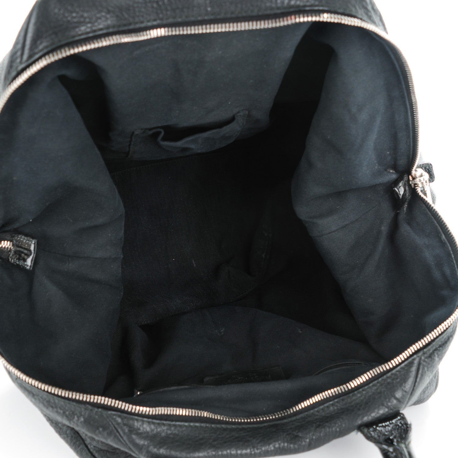 Saint Laurent Pebbled Lambskin Medium Easy Sac Black 5 of 17