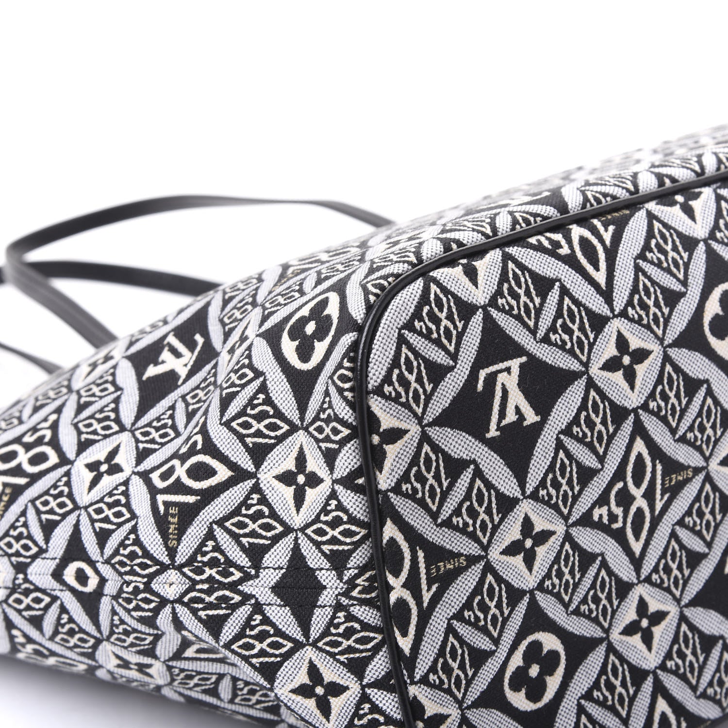 Louis Vuitton Jacquard Since 1854 Neverfull MM Grey 10 of 12