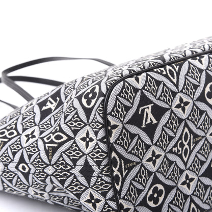 Louis Vuitton Jacquard Since 1854 Neverfull MM Grey 10 of 12