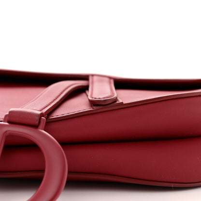 Christian Dior Ultra Matte Calfskin Saddle Bag Red 10 of 10