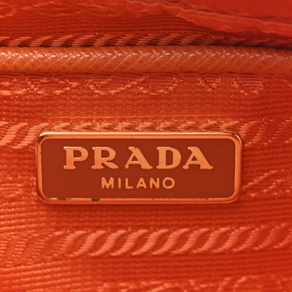 Prada Saffiano Mini Camera Crossbody Papaya 6 of 9
