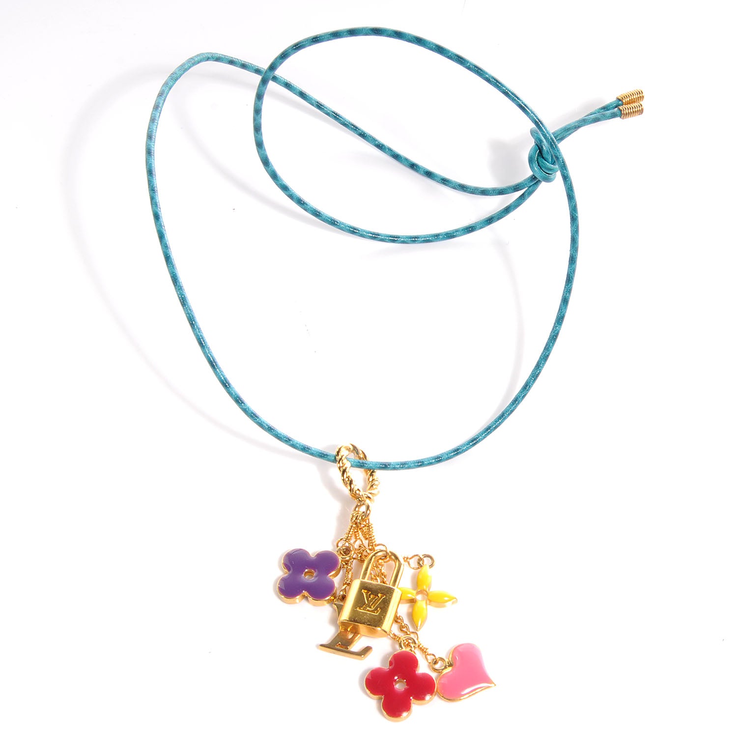 Louis Vuitton Sweet Monogram Pendant Necklace Multicolor 3 of 5