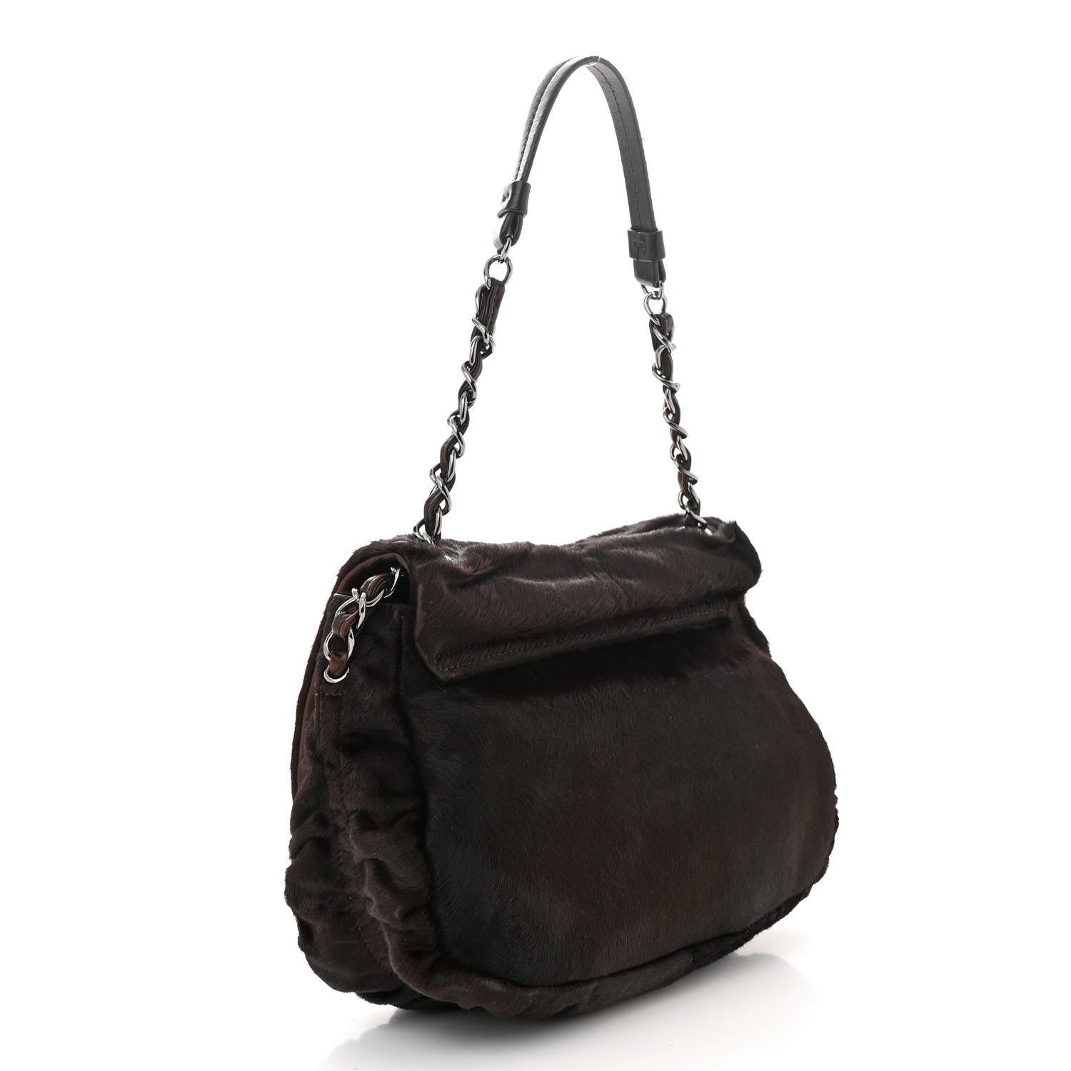 Chanel Pony Hair Sharpei Flap Tote Brown 3 of 12