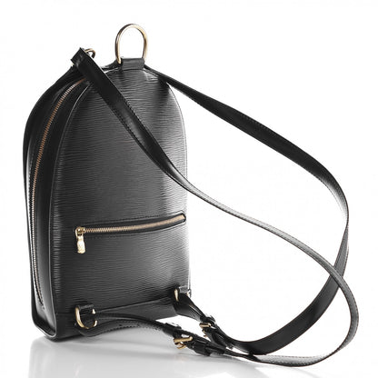 Louis Vuitton Epi Mabillon Backpack Black 3 of 9