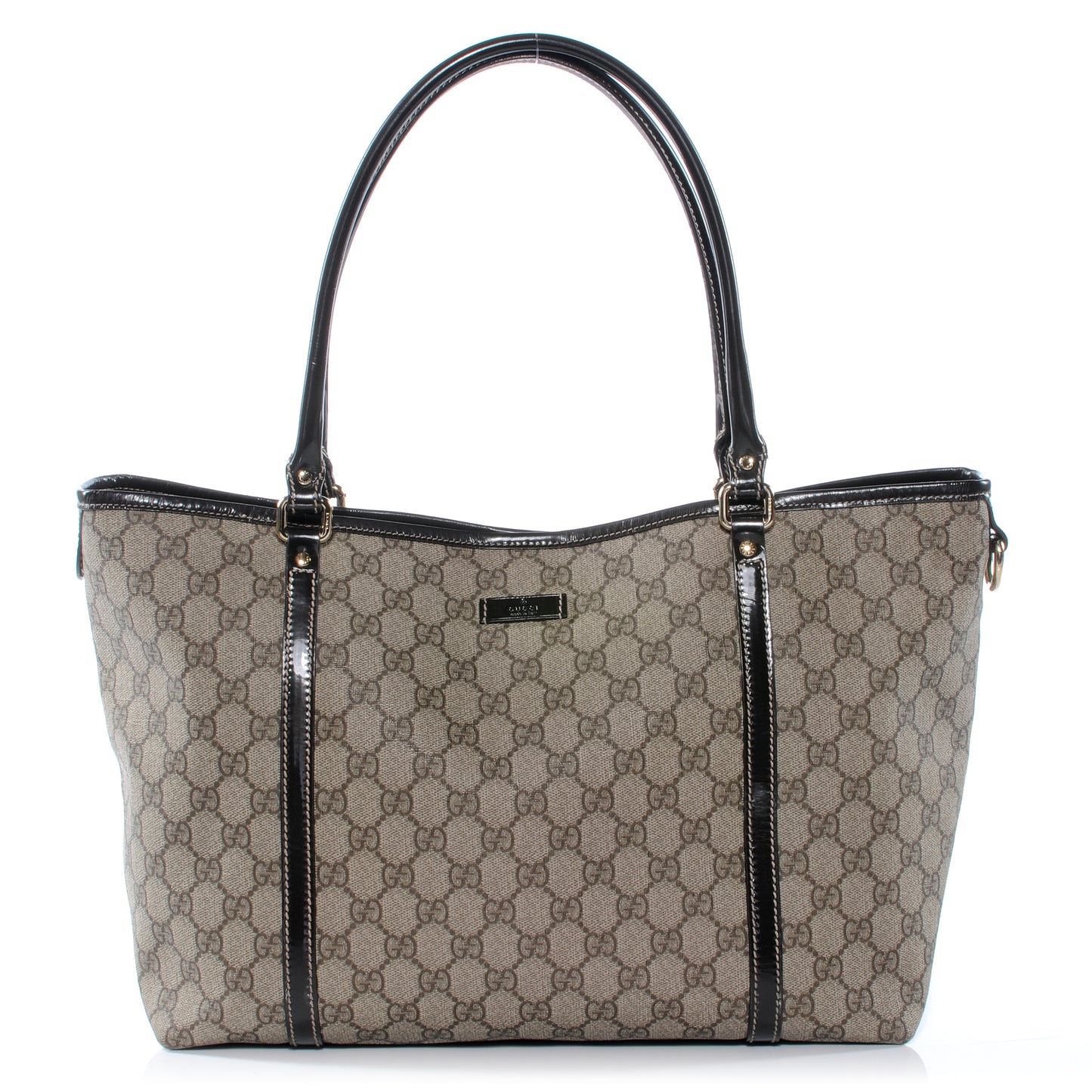 GG Plus Monogram Medium Joy Tote Brown