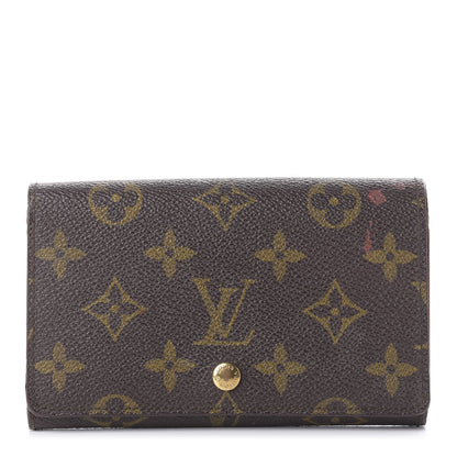 Louis Vuitton Monogram Porte-Monnaie Billets Tresor Wallet 1 of 9