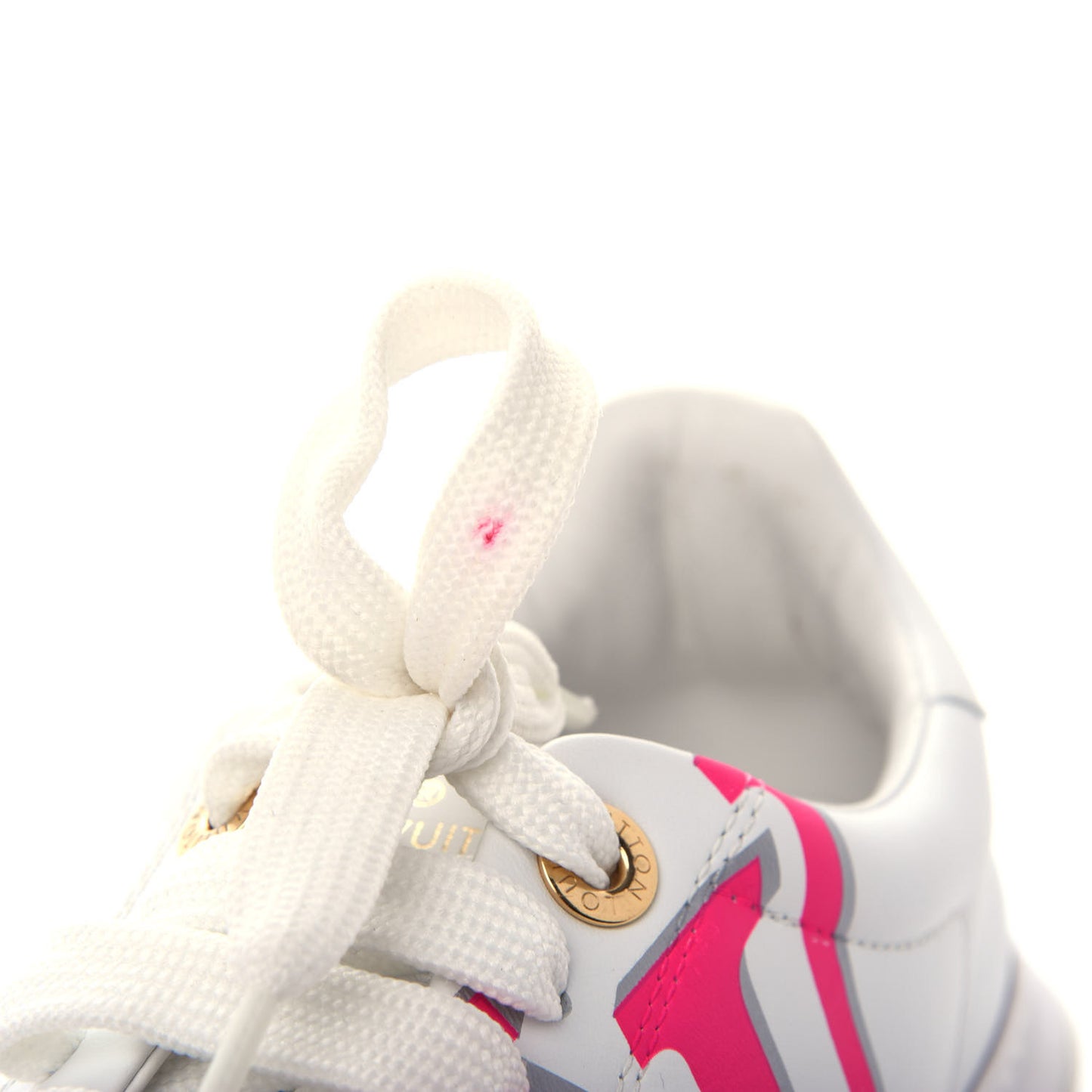 Monogram Time Out Sneakers 38.5 White Rose