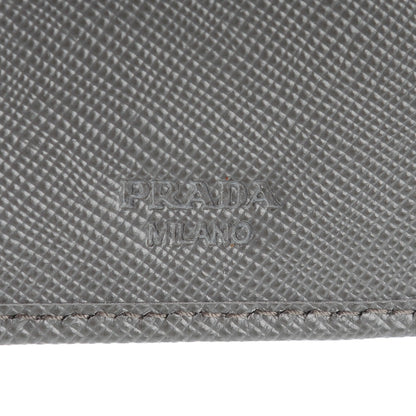 Prada Saffiano Orizzontale Wallet Grey 6 of 8