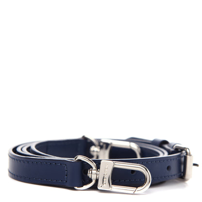 Louis Vuitton Calfskin Adjustable Keepall Bandouliere Shoulder Strap Blue 1 of 3