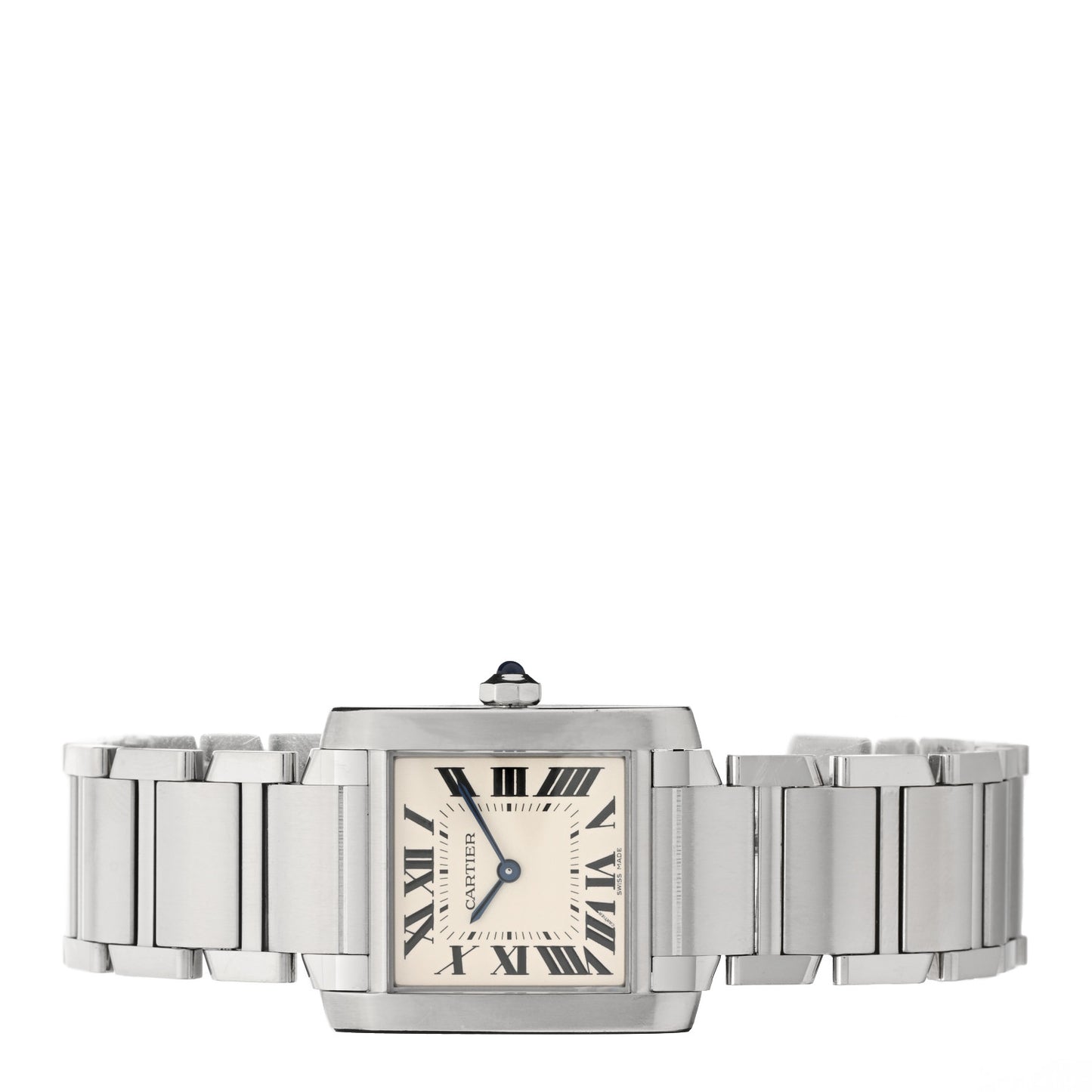 Stainless Steel 25mm Tank Francaise Quartz Watch