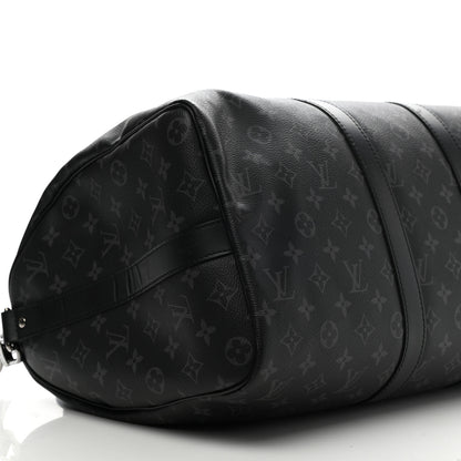 Louis Vuitton Monogram Eclipse Keepall Bandouliere 45 9 of 12