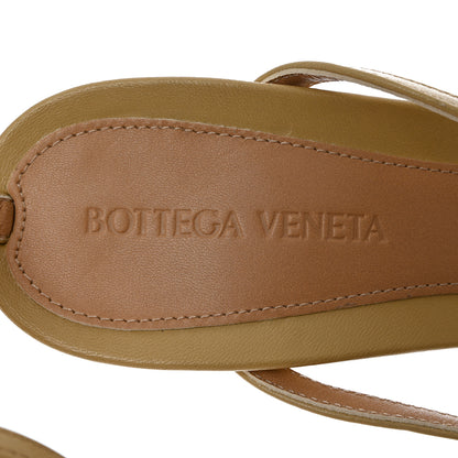 Bottega Veneta Lambskin Stretch Multi Strap 90mm Sandals 40 Cane Sugar 7 of 10