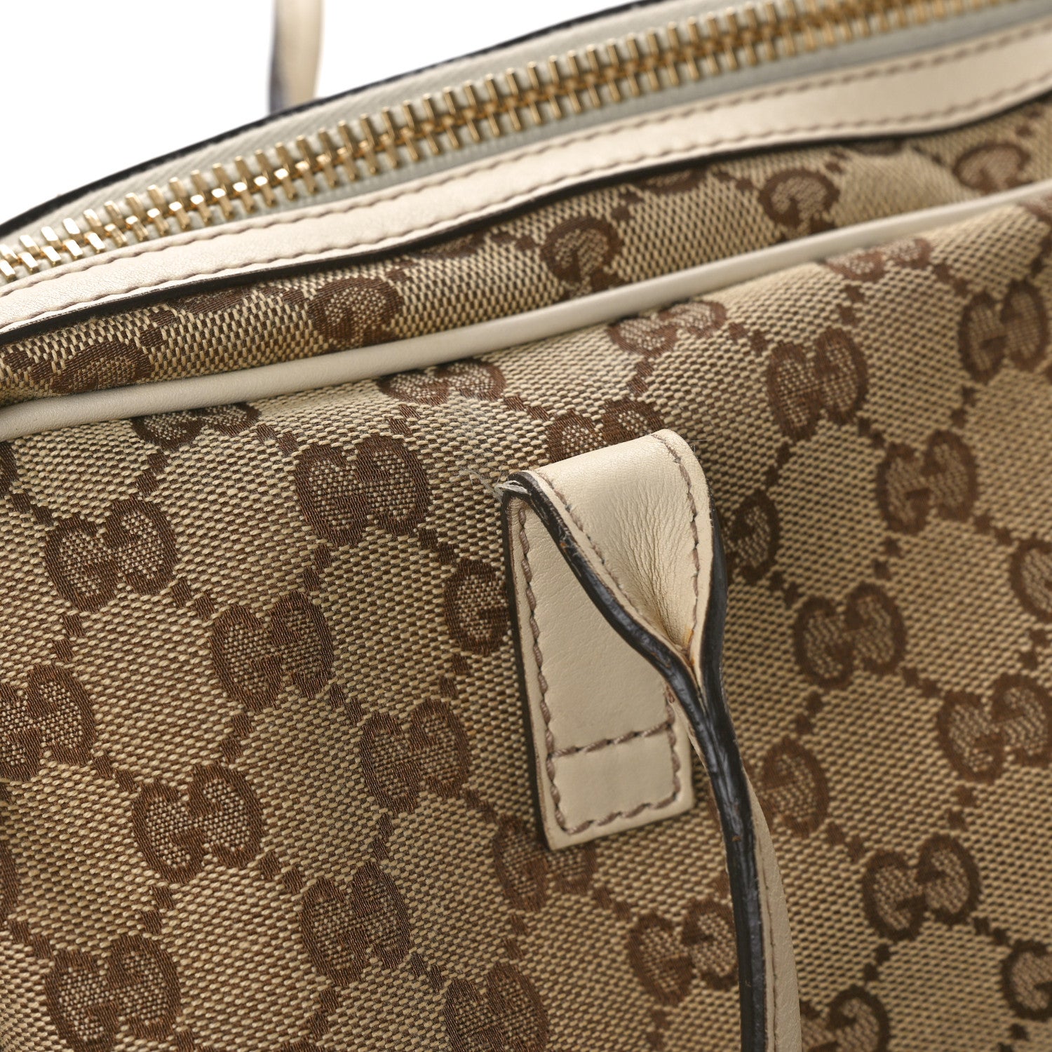 Gucci Monogram Medium New Britt Boston Off White 11 of 12