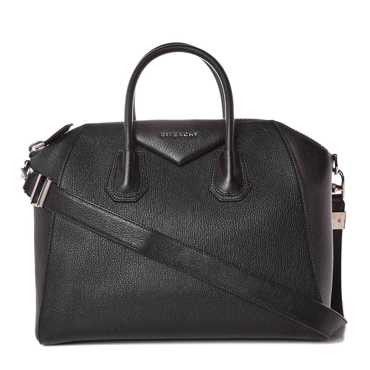 Givenchy Sugar Goatskin Medium Antigona Black 1 of 9