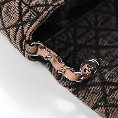 Chanel Denim Quilted Small Flap Light Pink Black 10 of 13