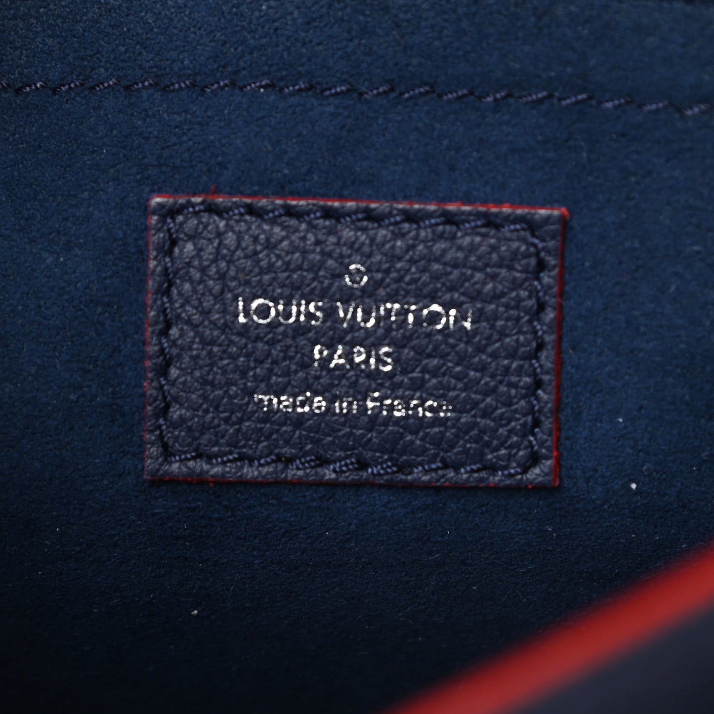 Soft Calfskin Mylockme Chain Bag BB Marine Rouge