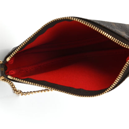 Louis Vuitton Monogram 2020 Christmas Animation Bumper Cars Mini Pochette Accessories Coquelicot 5 of 7