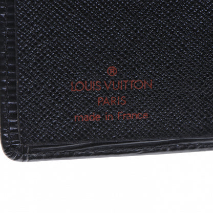 Louis Vuitton Epi Billfold Wallet 6 Cards Slots Black 6 of 9