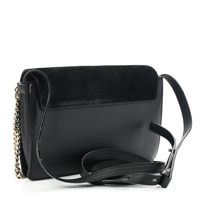 Chloe Suede Calfskin Small Faye Shoulder Bag Black 3 of 14