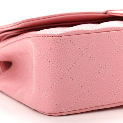 Chanel Caviar Quilted Medium Double Flap Pink 8 of 10