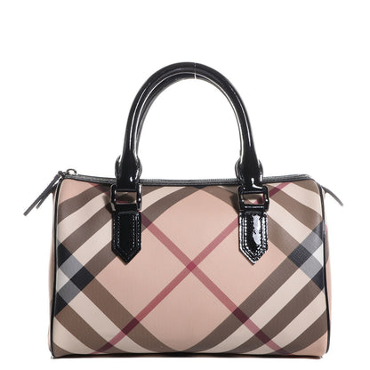 Burberry Nova Check Small Chester Bowling Bag Black 1 of 12