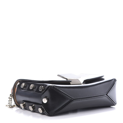 Jimmy Choo Spazzolato Lockett Petite Shoulder Bag Black 4 of 11