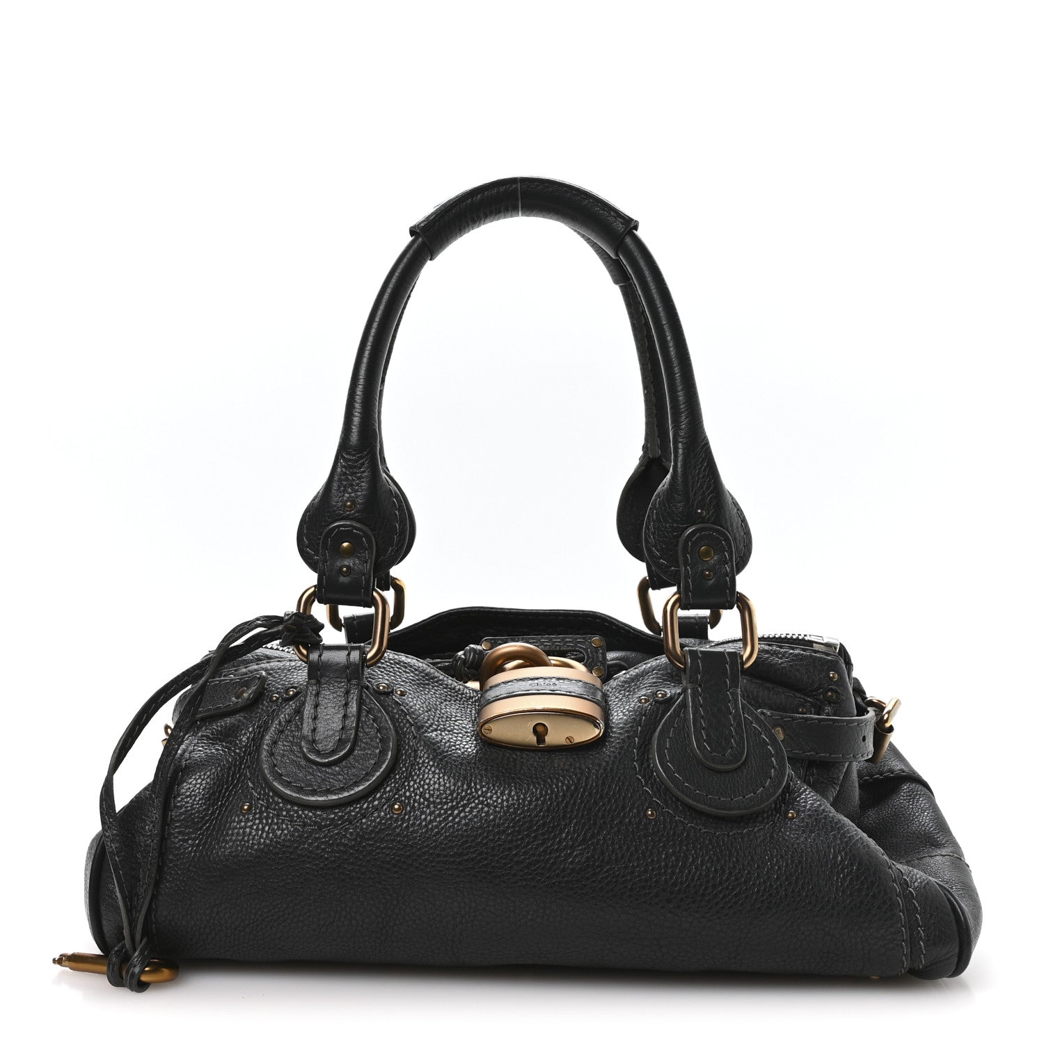 Chloe Calfskin Medium Paddington Satchel Bleu Nuit 1 of 10