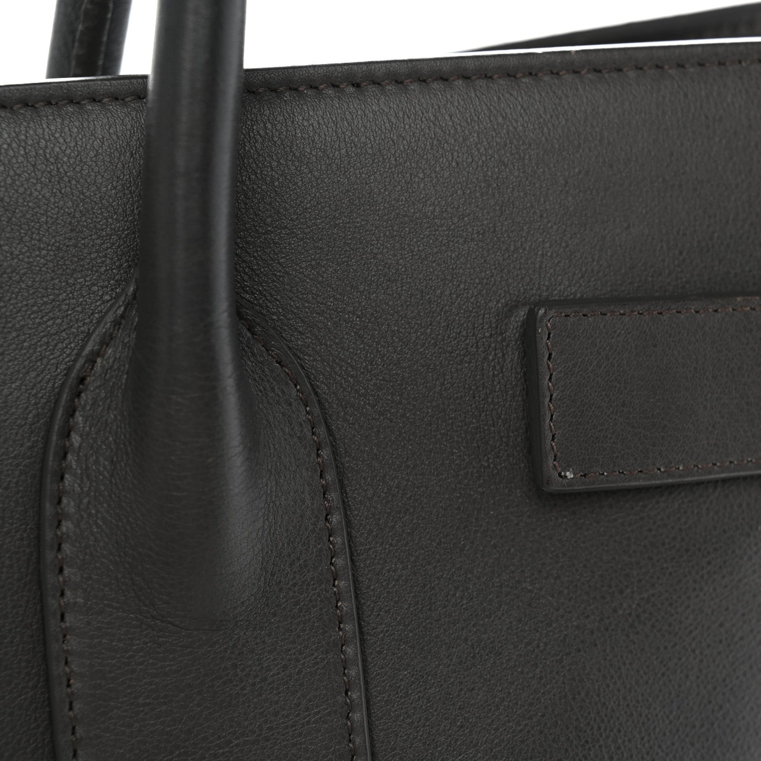Saint Laurent Calfskin Large Sac de Jour Carryall Grey 15 of 16
