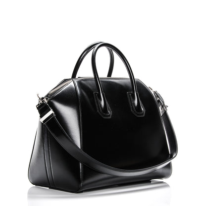 Givenchy Shiny Lord Calfskin Medium Antigona Black 3 of 7