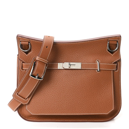 Hermes Taurillon Clemence Jypsiere 28 Gold 1 of 11