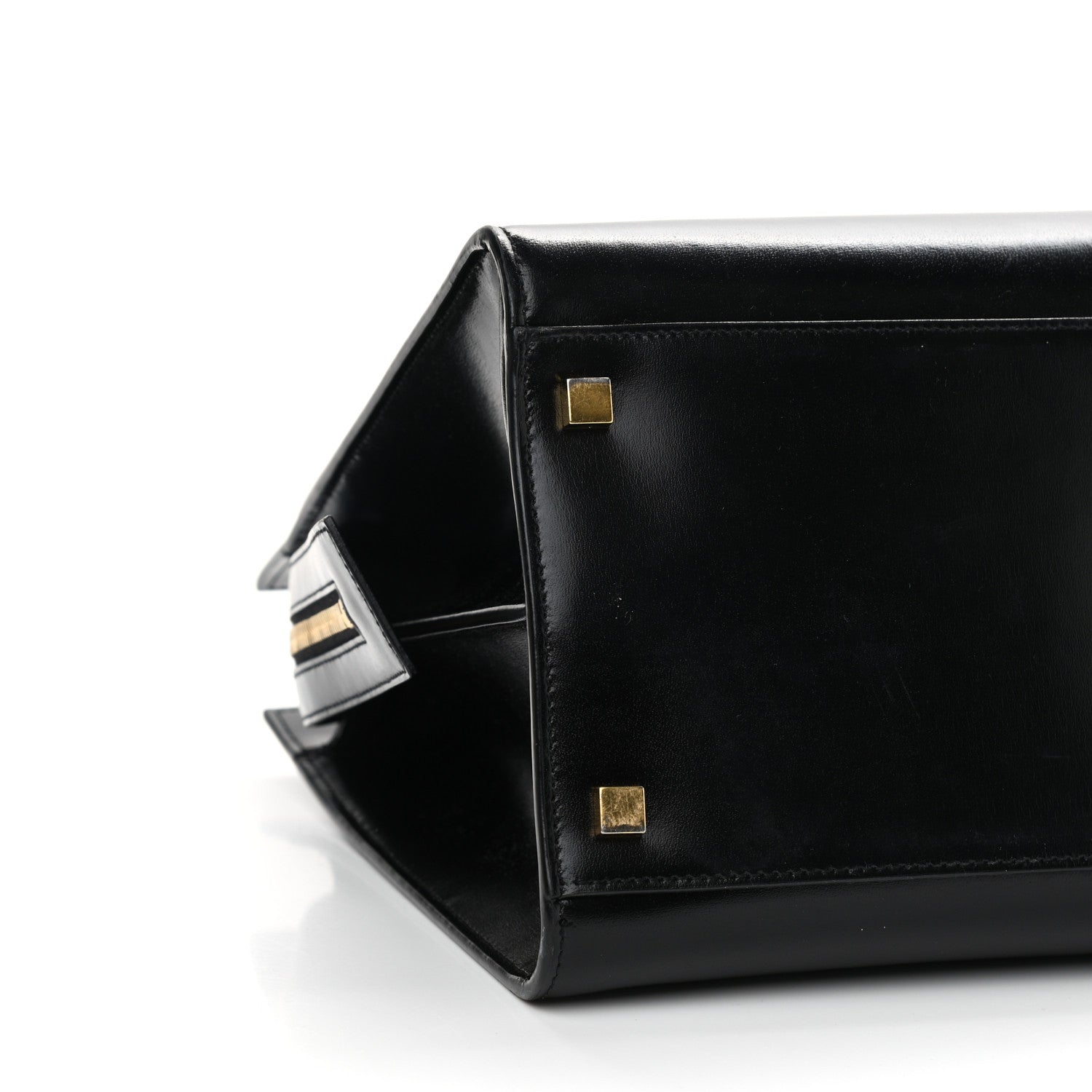 Saint Laurent Shiny Calfskin Medium Uptown Tote Black 8 of 12