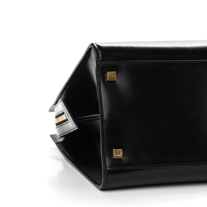 Saint Laurent Shiny Calfskin Medium Uptown Tote Black 8 of 12