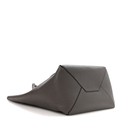 Celine Soft Grained Calfskin Medium Belt Cabas Phantom  Grey 4 of 10