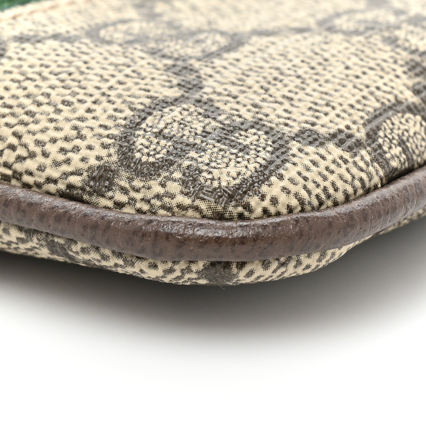 GG Supreme Monogram Web Ophidia Key Case Beige New Acero