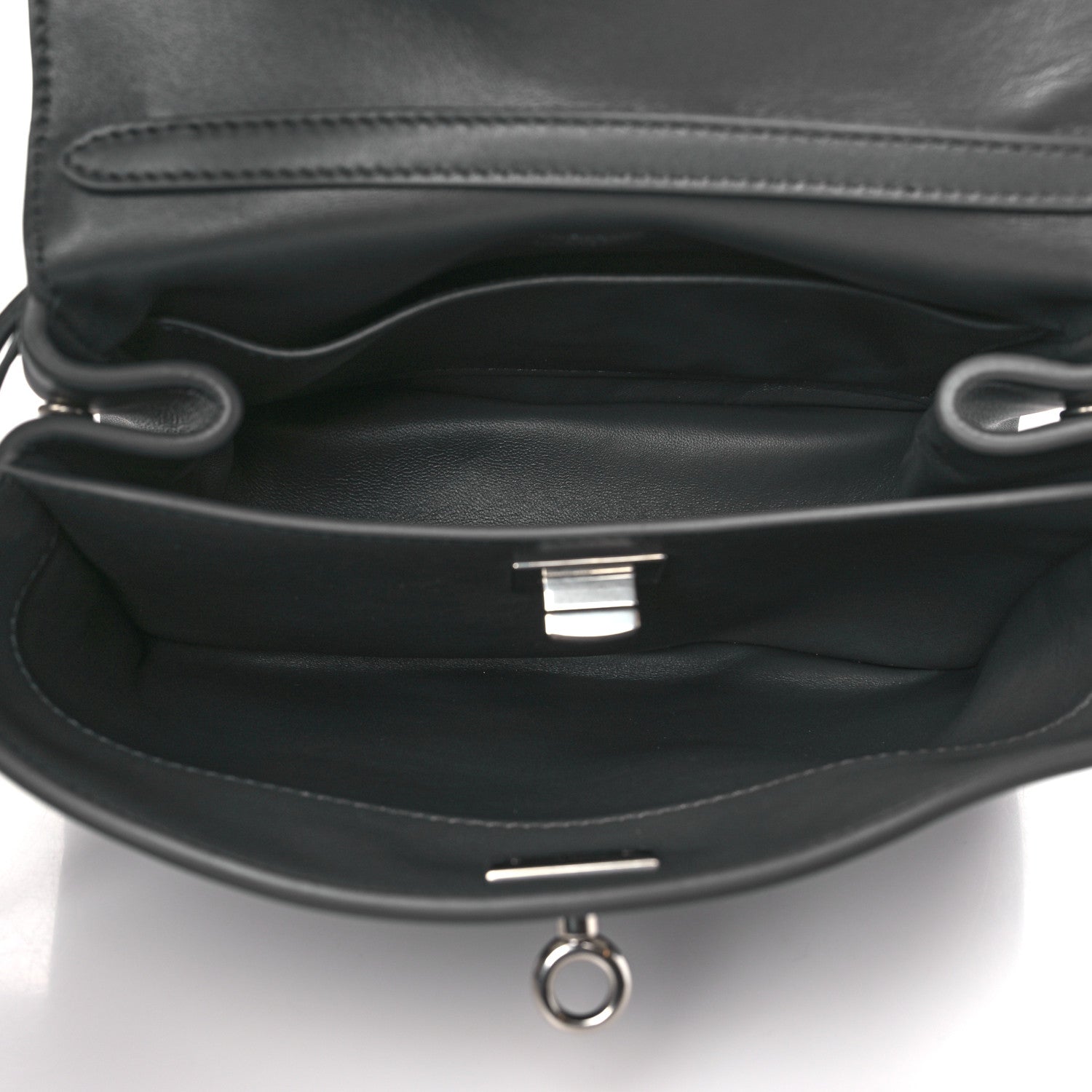 Balenciaga Natural Smooth Calfskin Mini Rodeo Top Handle Handbag Grey 5 of 9
