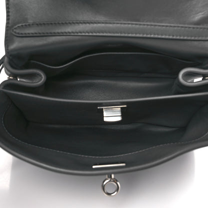 Balenciaga Natural Smooth Calfskin Mini Rodeo Top Handle Handbag Grey 5 of 9