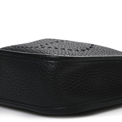 Hermes Taurillon Clemence Evelyne TPM Black 10 of 10