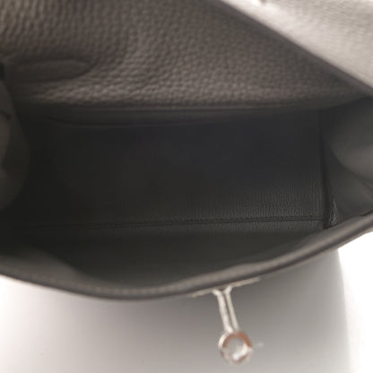 Hermes Taurillon Clemence Kelly Ado Backpack Etain 5 of 10