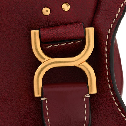 Chloe Calfskin Medium Marcie Satchel Stormy Red 12 of 15