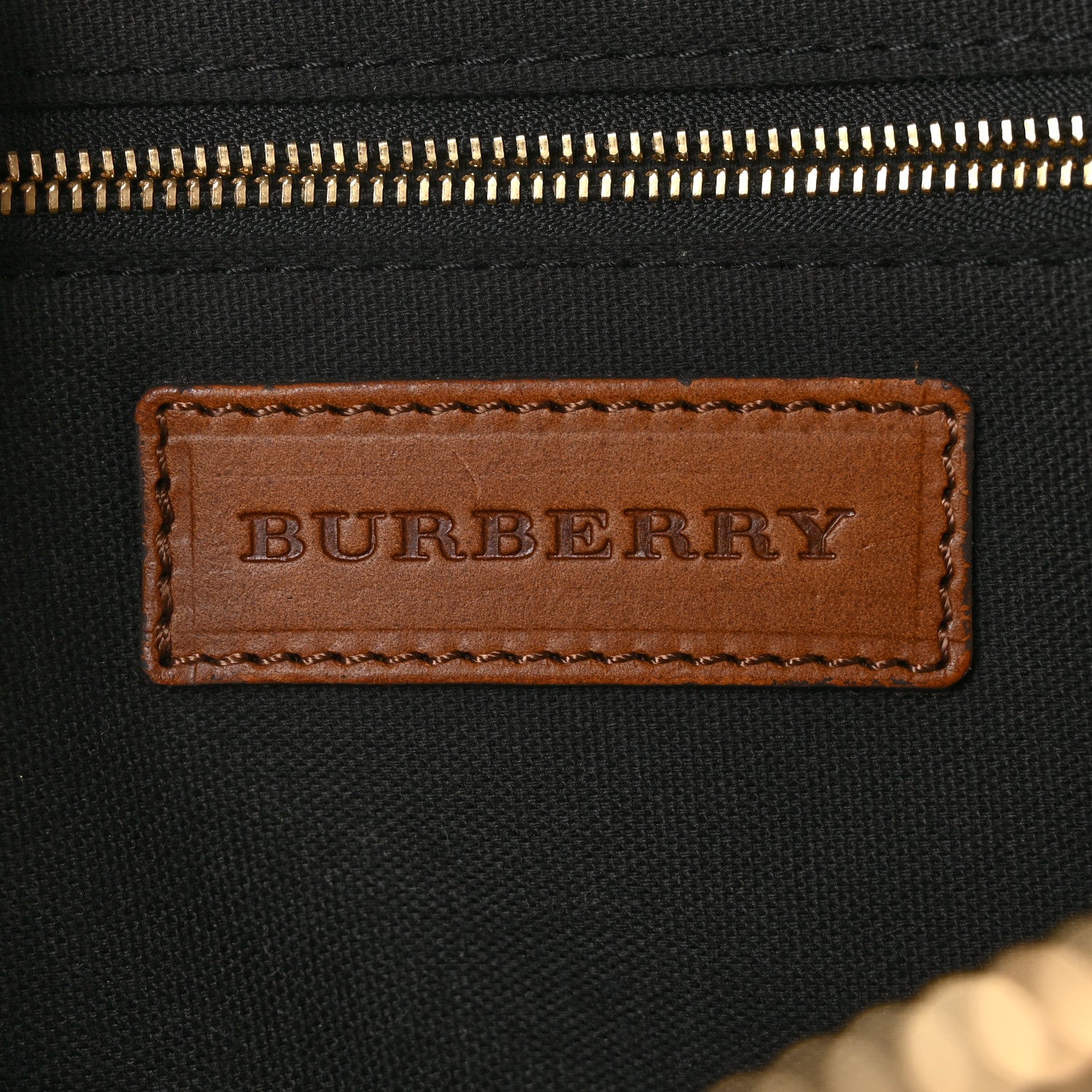 Burberry Bridle Calfskin House Check Small Orchard Bowling Bag Brown Ochre 6 of 12