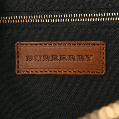 Burberry Bridle Calfskin House Check Small Orchard Bowling Bag Brown Ochre 6 of 12