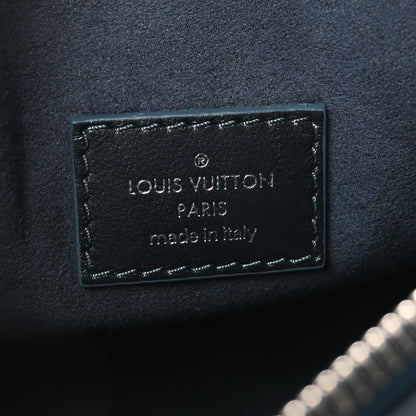 Louis Vuitton Calfskin Debossed Monogram Side Trunk Moon Bleu 6 of 11