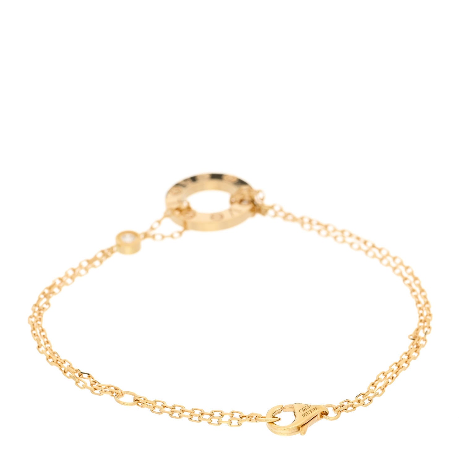 Cartier 18K Yellow Gold Diamond LOVE Bracelet 2 of 5