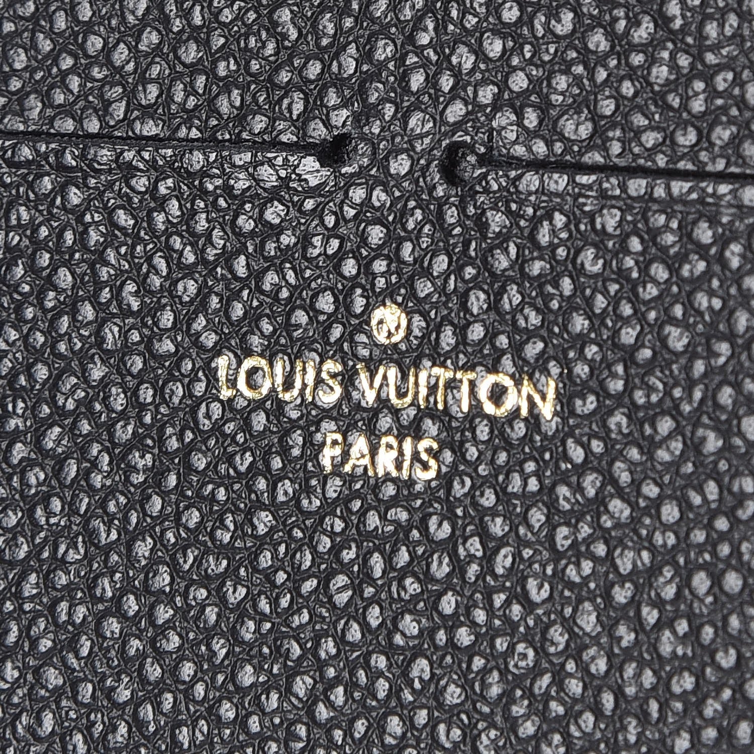 Louis Vuitton Calfskin Felicie Chain Wallet Card Holder Insert Black 6 of 6
