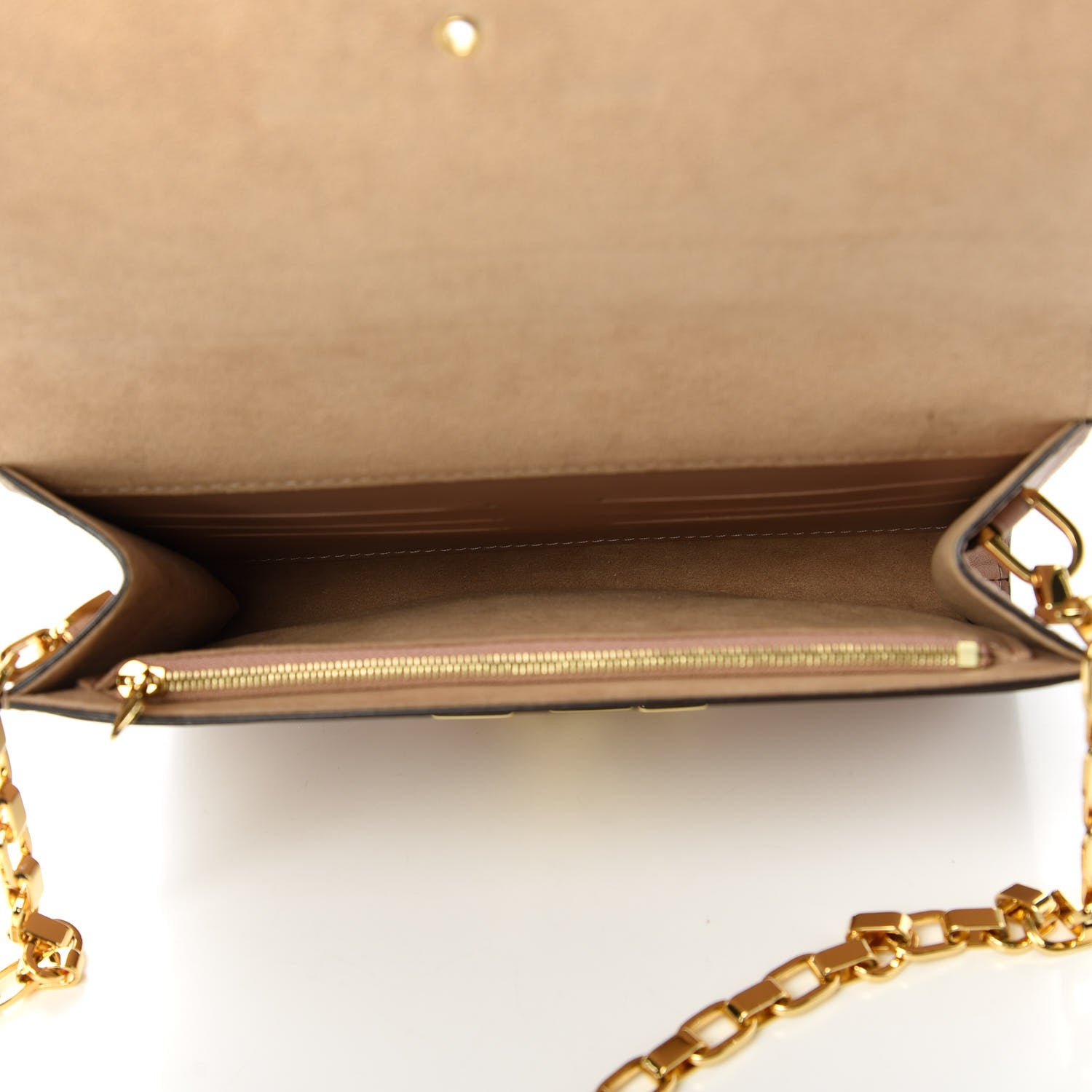 Louis Vuitton Calfskin Chain Louise GM Nude 5 of 11