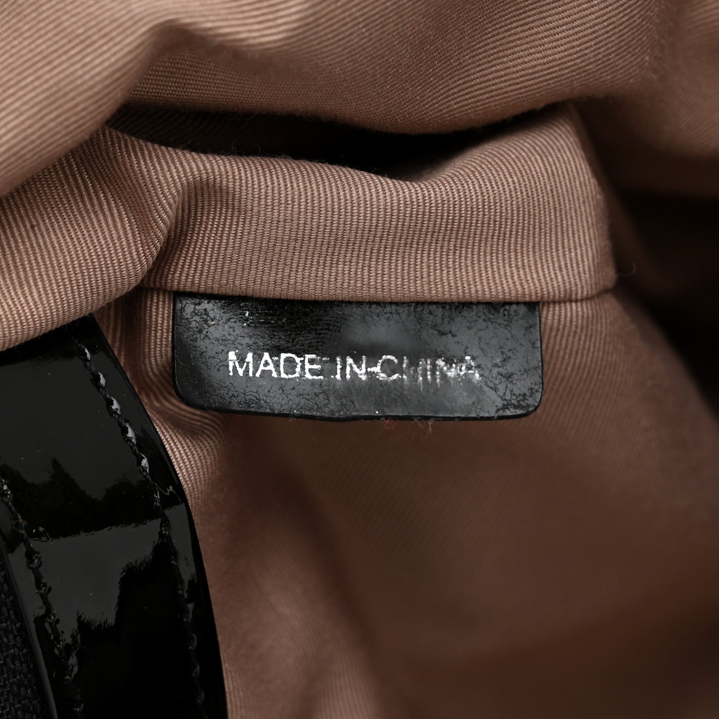 Nova Check Patent Medium Emmy Tote Black