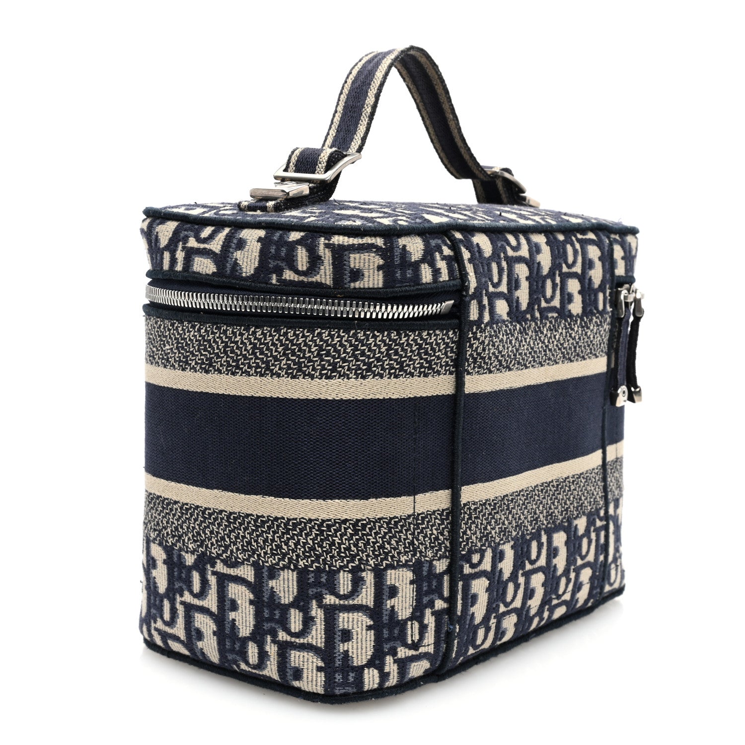 Christian Dior ケース Christian Dior Coated Canvas CD Diamond Lock Mini Case Gray