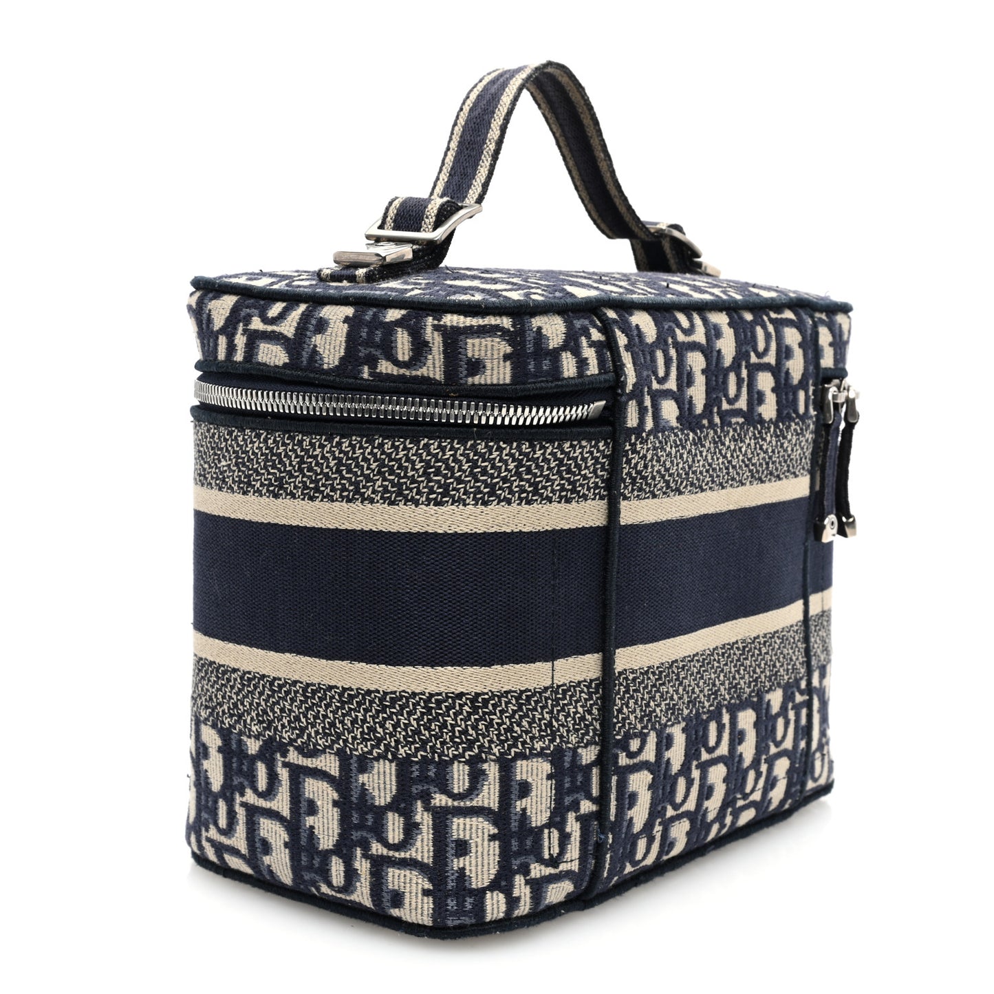 Oblique Diortravel Vanity Case Blue