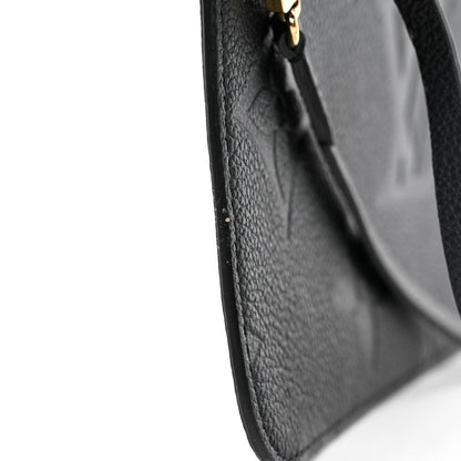 Louis Vuitton Empreinte Monogram Giant Neverfull MM Pochette Black 10 of 10