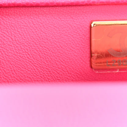Chanel Caviar Quilted Mini Coco Handle Flap Rose 11 of 11